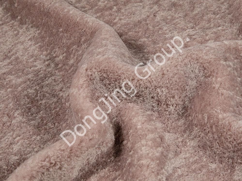 8T1532-Светло-розовая сентябрьская имитация шерстяной ткани