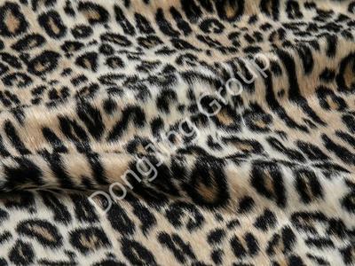 8W1460-Трехцветная жаккардовая леопардовая ткань