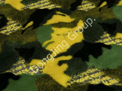9HW0195-Пятицветный жаккардовый зеленый креп