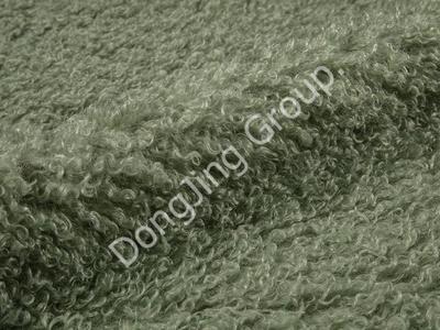 9Q0404-Зеленая пуховая тибетская овечья ткань